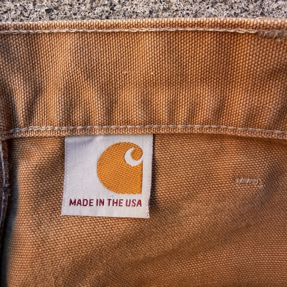 Vintage Tan Carhartt Double Knee Pants - Picture 4 of 10